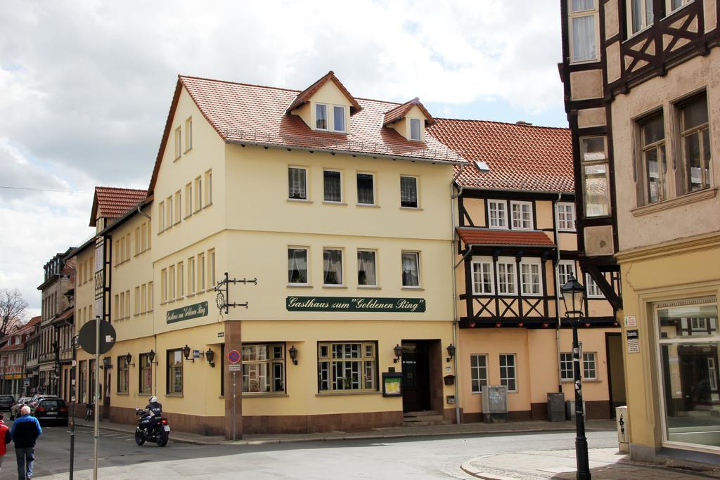 Hotel Garni Zum Goldenen Ring Quedlinburg Bagian luar foto